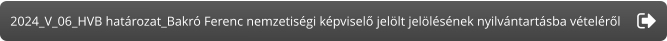 2024_V_06_HVB határozat_Bakró Ferenc nemzetiségi képviselő jelölt jelölésének nyilvántartásba vételéről