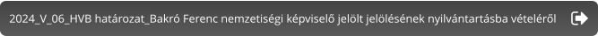 2024_V_06_HVB határozat_Bakró Ferenc nemzetiségi képviselő jelölt jelölésének nyilvántartásba vételéről